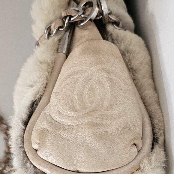 Chanel Sheared Mink Handbag with Silver Hardware - Picture 3 of 10